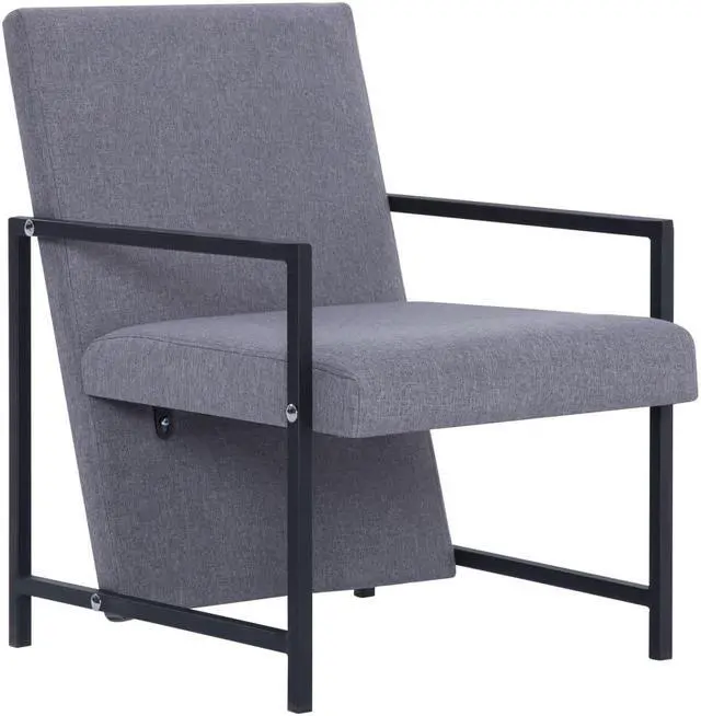Alt view image 2 of 7 - vidaXL Armchair Wingback Recliner Chair with Padded Seat Cushion Cream Fabric