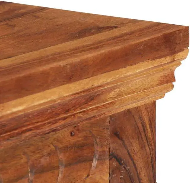 Alt view image 6 of 12 - vidaXL Sideboard Cabinet Storage Sideboard for Living Room Solid Acacia Wood