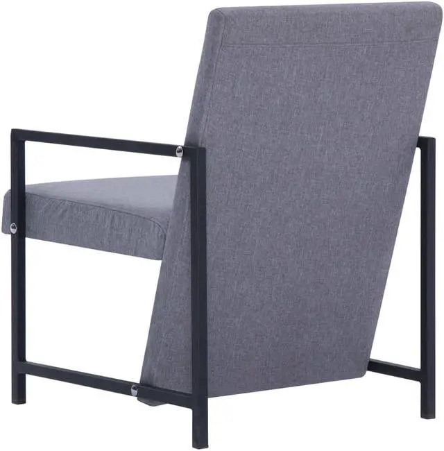 Alt view image 5 of 7 - vidaXL Armchair Wingback Recliner Chair with Padded Seat Cushion Cream Fabric
