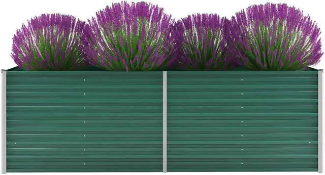 Main image of vidaXL Planter Flower Box with Arch Trellis Raised Bed Planter Solid Firwood