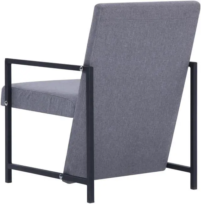 Alt view image 6 of 7 - vidaXL Armchair Wingback Recliner Chair with Padded Seat Cushion Cream Fabric