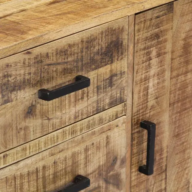 Alt view image 7 of 18 - vidaXL Sideboard Side Table End Table for Living Room Anthracite Steel and Glass