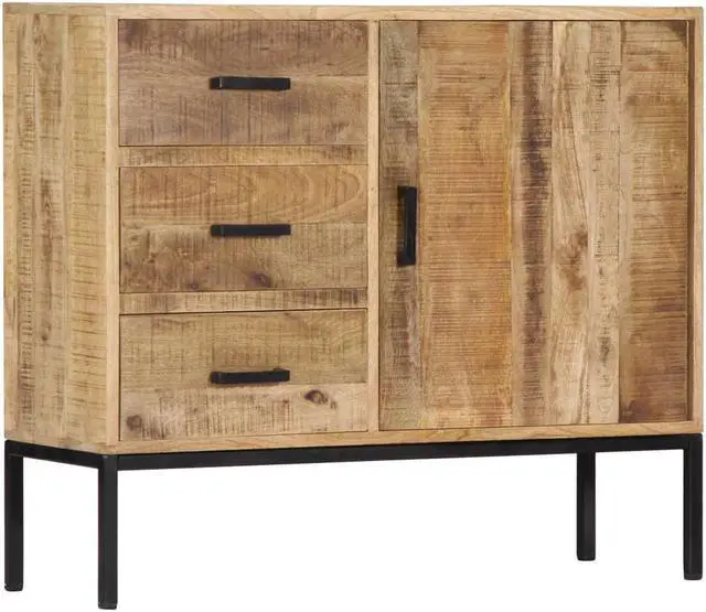 Main image of vidaXL Sideboard Side Table End Table for Living Room Anthracite Steel and Glass