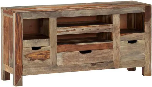 Alt view image 6 of 11 - vidaXL Sideboard Grey