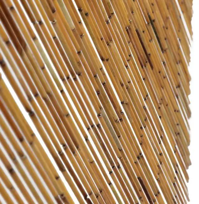 Alt view image 4 of 11 - vidaXL Insect Door Curtain Bamboo 39.4"x78.7" Anti Mosquito Protector Screen