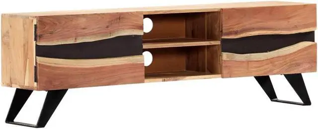 Main image of vidaXL TV Stand TV Unit Sideboard TV Console Media Cabinet Solid Acacia Wood