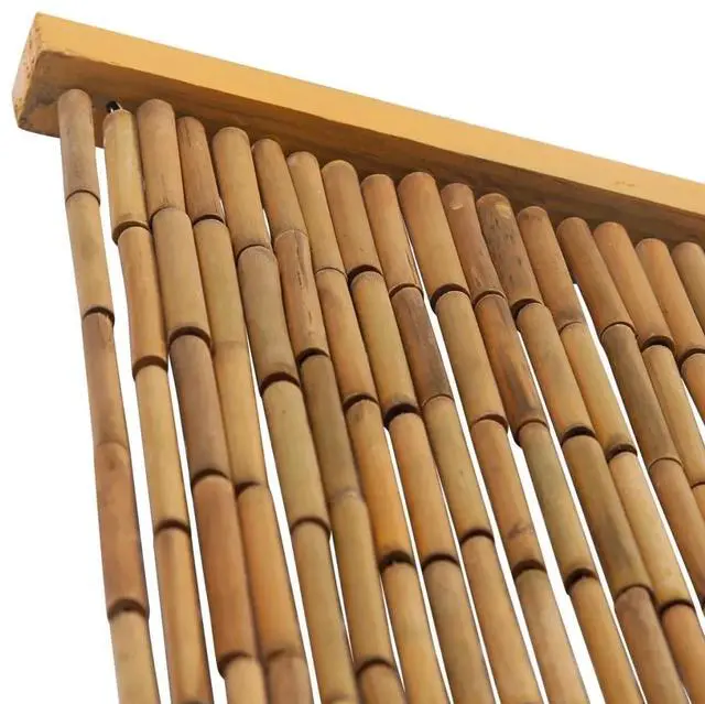Alt view image 3 of 11 - vidaXL Insect Door Curtain Bamboo 39.4"x78.7" Anti Mosquito Protector Screen