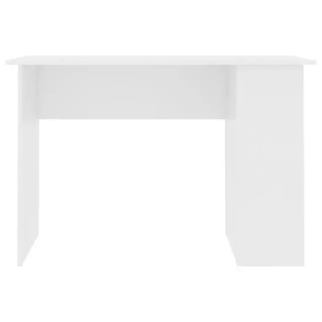 Alt view image 14 of 15 - vidaXL Desk Computer Desk Home Office Desk Workstation White Engineered Wood