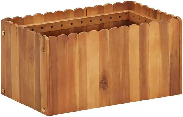 Main image of vidaXL Raised Garden Bed Raised Flower Bed Raised Garden Box Solid Acacia Wood