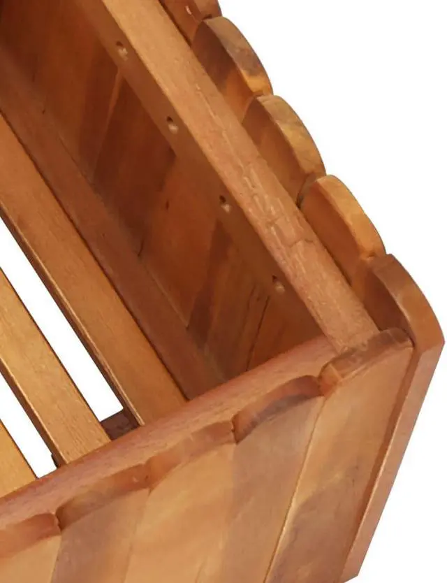 Alt view image 5 of 14 - vidaXL Raised Garden Bed Raised Flower Bed Raised Garden Box Solid Acacia Wood