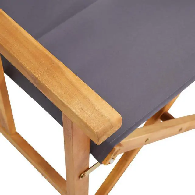 Alt view image 13 of 13 - vidaXL Director's Chairs Solid Acacia Wood