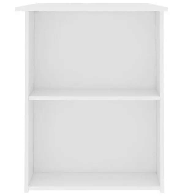 Alt view image 15 of 15 - vidaXL Desk Computer Desk Home Office Desk Workstation White Engineered Wood
