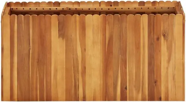 Alt view image 2 of 10 - vidaXL Gabion Raised Bed Galvanized Steel 106.3" Raised Garden Bed Flower Box