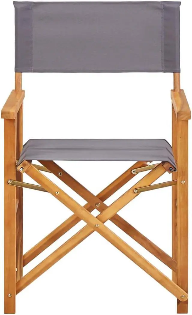 Alt view image 3 of 14 - vidaXL Director's Chair 2 Pcs Camping Chair for Outdoor Garden Solid Wood Acacia