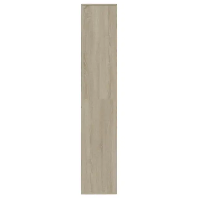 Alt view image 8 of 10 - vidaXL Shoe Cabinet Sonoma Oak 21.2"x13.3"x72" Chipboard