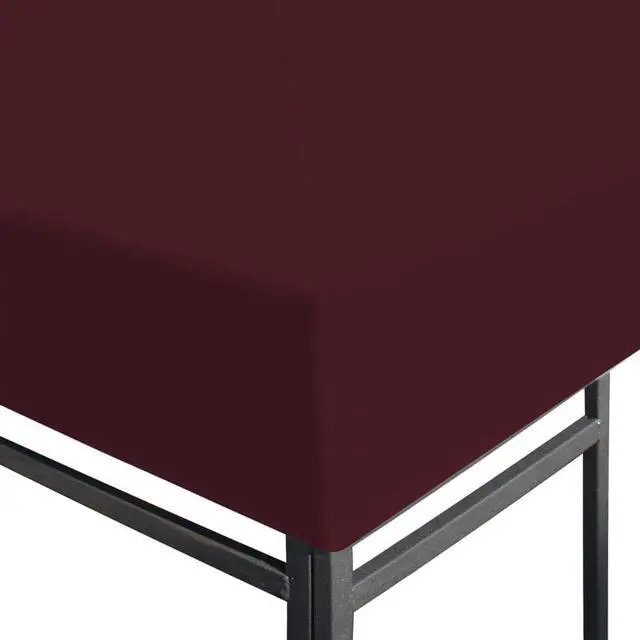 Alt view image 7 of 10 - vidaXL Gazebo Top Cover 9.1 oz/yd 9.8'x13.1' Bordeaux