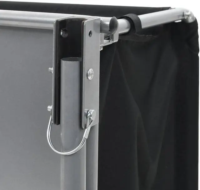 Alt view image 5 of 12 - vidaXL Bike Cargo Trailer Black and Yellow 143.3 Pound Cart Wheel Carrier