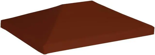 Alt view image 5 of 10 - vidaXL Gazebo Top Cover 9.1 oz/yd 9.8'x13.1' Terracota
