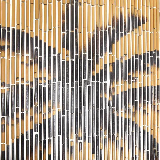 Alt view image 3 of 9 - vidaXL Insect Door Curtain Bamboo Palm Tree Anti Mosquito Bug Fly Screen Net