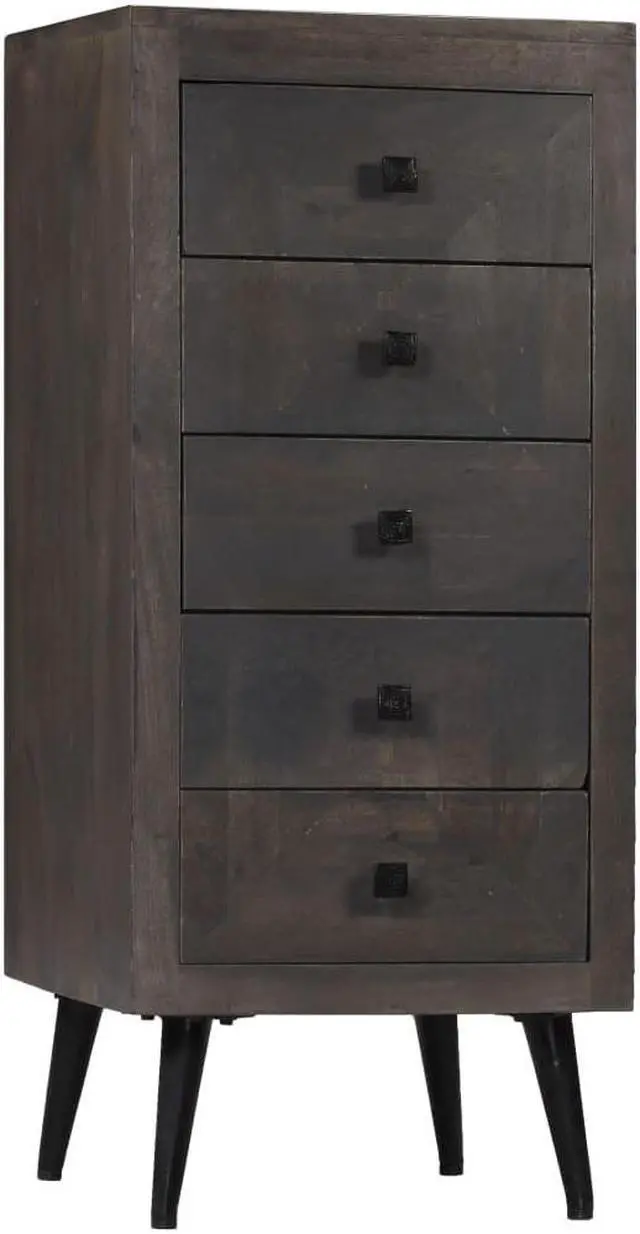 Main image of vidaXL Solid Acacia Wood Console Cabinet Home Sideboard Highboard TV Stand