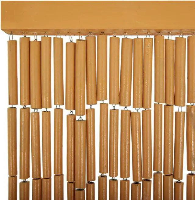 Alt view image 4 of 9 - vidaXL Insect Door Curtain Bamboo Palm Tree Anti Mosquito Bug Fly Screen Net