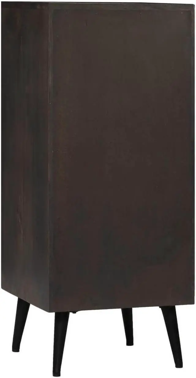 Alt view image 2 of 18 - vidaXL Solid Acacia Wood Console Cabinet Home Sideboard Highboard TV Stand