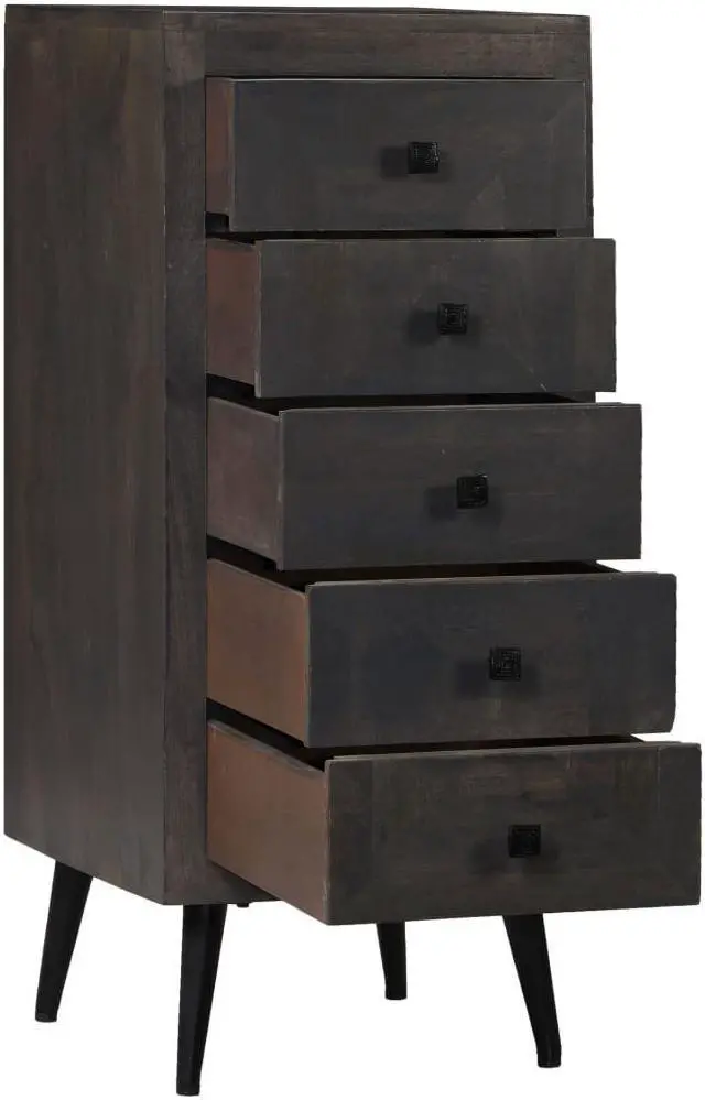 Alt view image 3 of 18 - vidaXL Solid Acacia Wood Console Cabinet Home Sideboard Highboard TV Stand