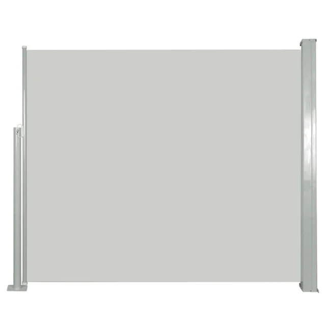 Alt view image 11 of 11 - vidaXL Retractable Side Awning 47.2"x118.1" Cream Privacy Screen Shade Blind