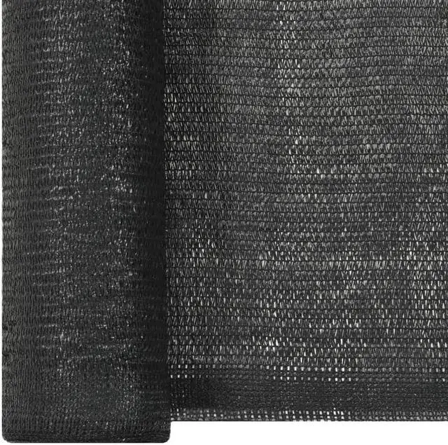 Alt view image 2 of 9 - vidaXL Fence Privacy Screen Outdoor Patio Privacy Wall Windscreen HDPE Black