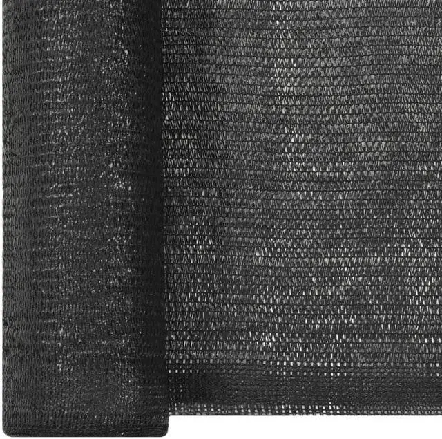 Alt view image 2 of 12 - vidaXL Fence Privacy Screen Outdoor Patio Privacy Wall Windscreen HDPE Black