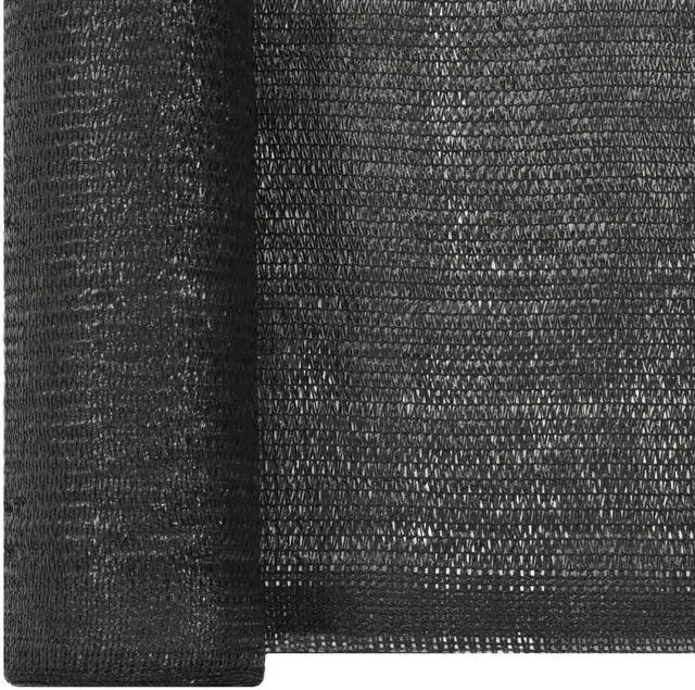 Alt view image 2 of 11 - vidaXL Fence Privacy Screen Outdoor Patio Privacy Wall Windscreen HDPE Black