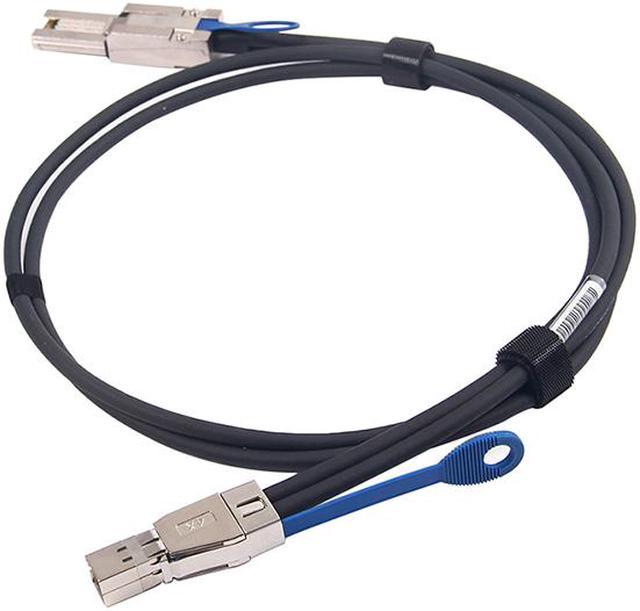 External Mini-SAS HD (SFF-8644) to Mini-SAS 26-pin (SFF-8088) Hybrid Cable,  1-Meter(3.3ft)