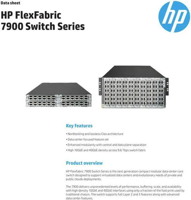 Alt view image 3 of 4 - HP FlexFabric 7904 Switch Chassis JG682A