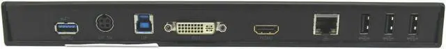 Alt view image 4 of 8 - Dell D3000 SuperSpeed USB 3.0 Docking Station J22N2  No Adapter