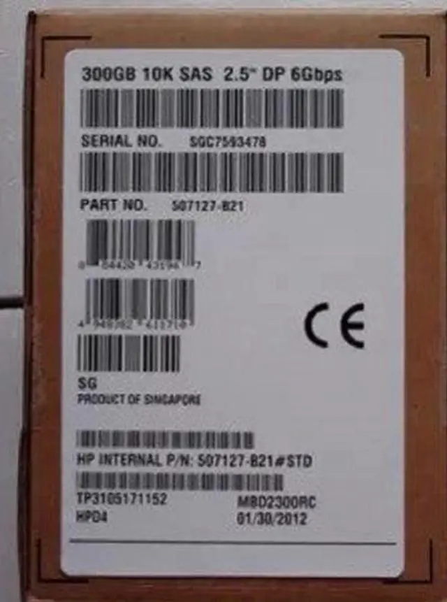 Alt view image 7 of 8 - HP 507284-001 300 GB 2.5" Internal Hard Drive