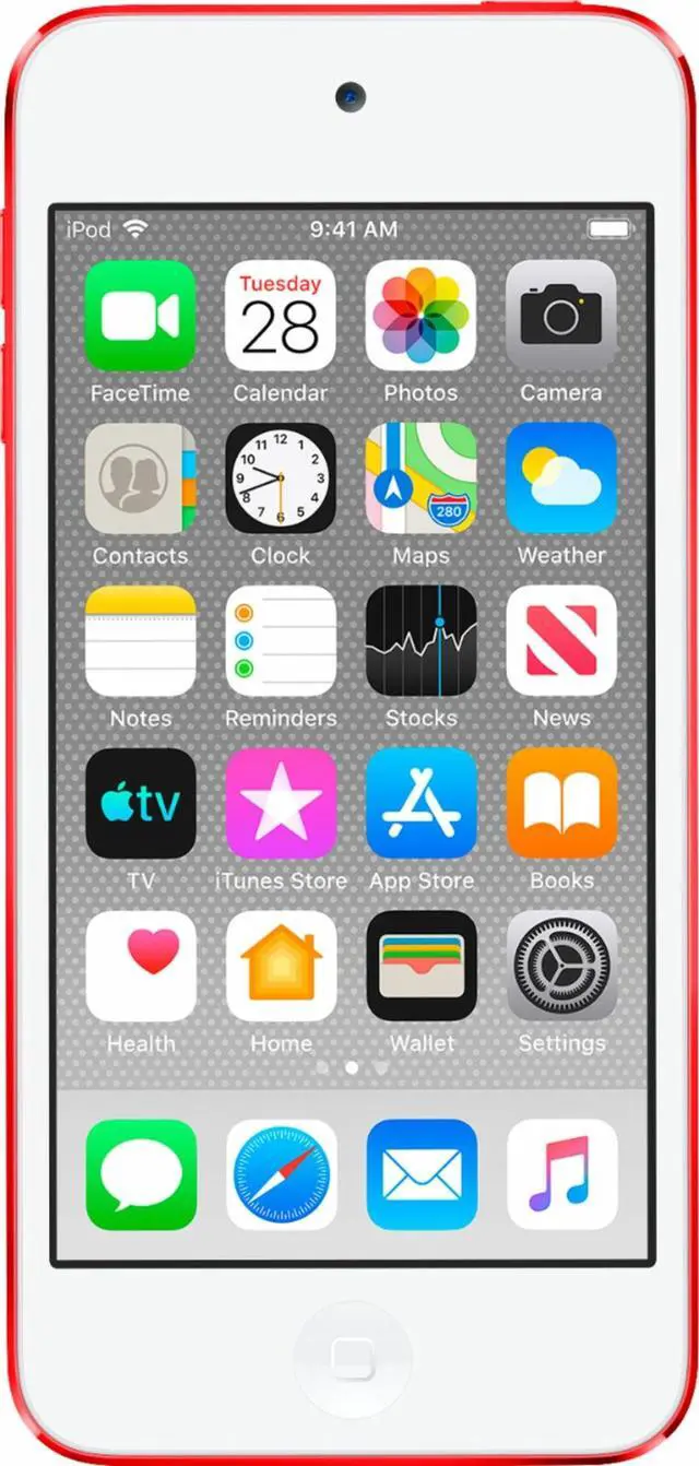 Alt view image 2 of 3 - Apple iPod Touch 7th Generation 32GB Red MVHX2LL/A