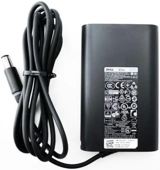 Alt view image 2 of 12 - Dell 6TFFF 65-Watt 3-Prong AC Adapter With 6ft Power Cord