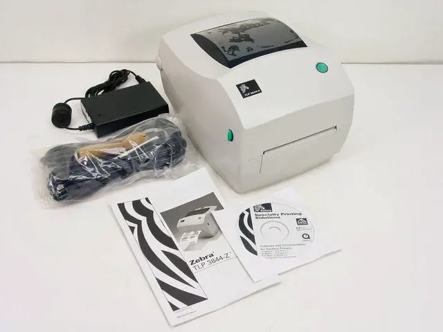 Alt view image 3 of 5 - Zebra TLP 3844-Z 384Z-10300-0001 Thermal Barcode Label Printer USB Parallel Serial 300DPI
