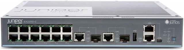 Alt view image 2 of 3 - Juniper EX2200-C-12T-2G EX2200-C Layer 3 Switch