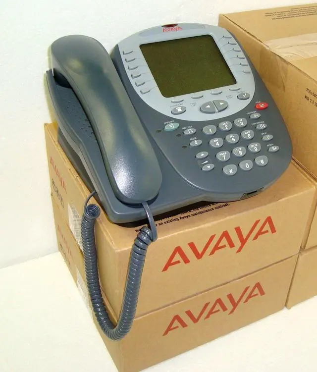 Alt view image 2 of 6 - Avaya 700381544 4621SW IP Phone - Desktop, Wall Mountable