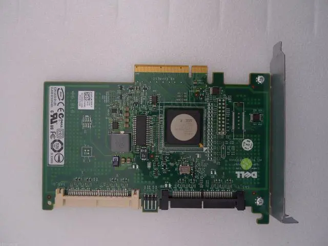 Main image of Dell PowerEdge PE PERC SAS/SATA PCI-e JW063 RAID Controller Adapter Card