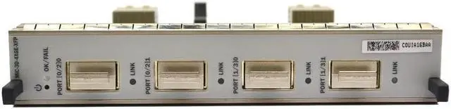 Main image of Juniper 4-Ports 10 Gigabit Modular Interface Card
