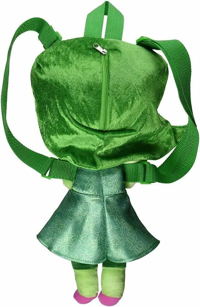 Alt view image 3 of 3 - Plush Backpack - Disney - Inside Out - Disgust 15" New 664251