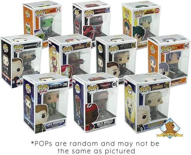 Main image of Funko POP Mystery Starter Bundle Pack Set of 6! 6 Random Pops No Duplication! Includes 6 Plastic Protector Cases! Bundle