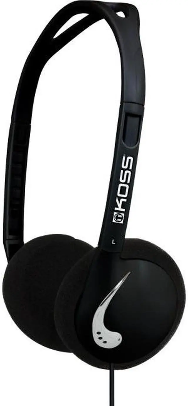 Alt view image 6 of 7 - Koss KPH25K Black Ultra-lightweight Headphones with Folding Design