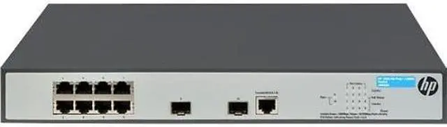 Main image of HP JG922A 19208Gpoe Switch 8 Ports Managed Desktop  Rackmountable Aba