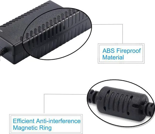 Alt view image 6 of 7 - 15V 4A Power Supply - 15V 4A 60W Power Adapter Charger 100-240V AC to DC Converter 5.5x2.5mm Replacement 15V 3.5A 3A 2.5A