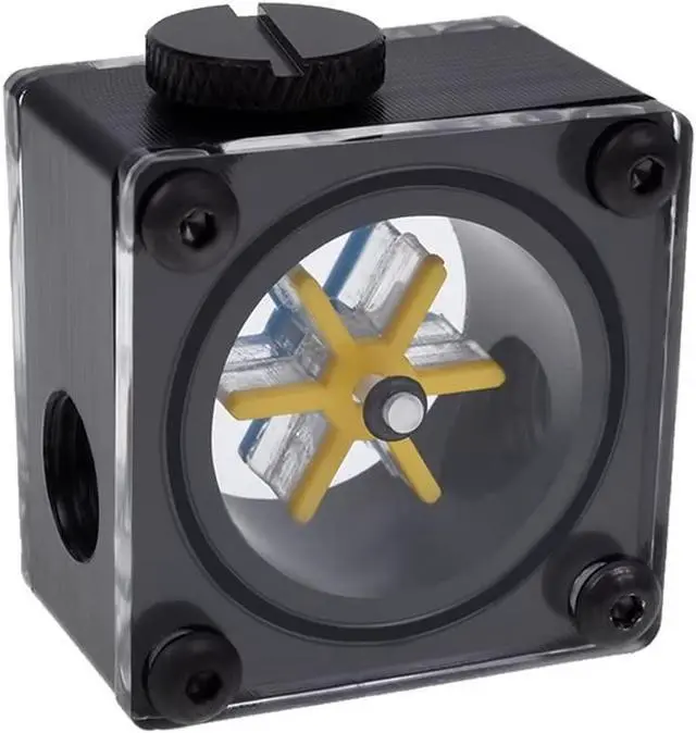 Alt view image 5 of 8 - Alphacool Eisfluegel G1/4 Square Flow Meter - Acetal (17350)