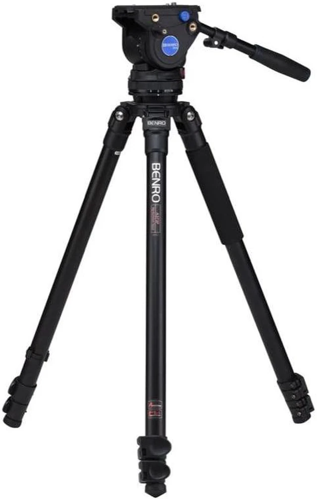 Main image of Benro BV4 Aluminum Video Tripod Kit (A373FBV4H)