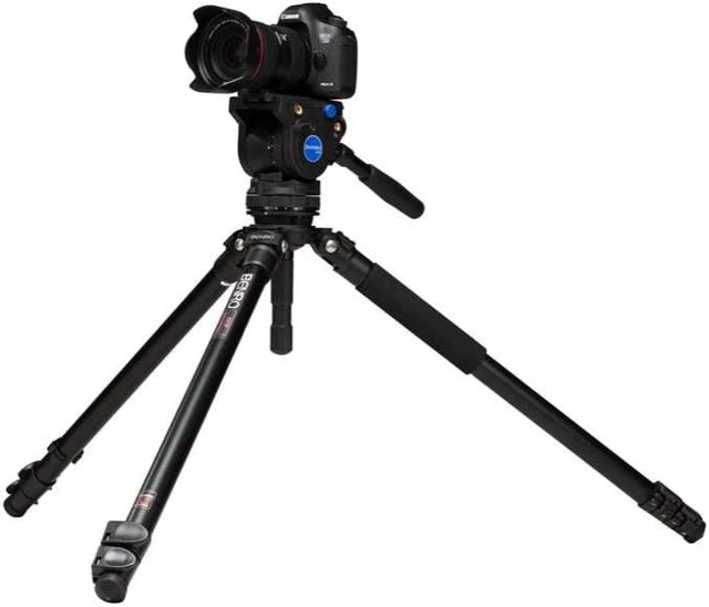 Alt view image 5 of 6 - Benro BV4 Aluminum Video Tripod Kit (A373FBV4H)